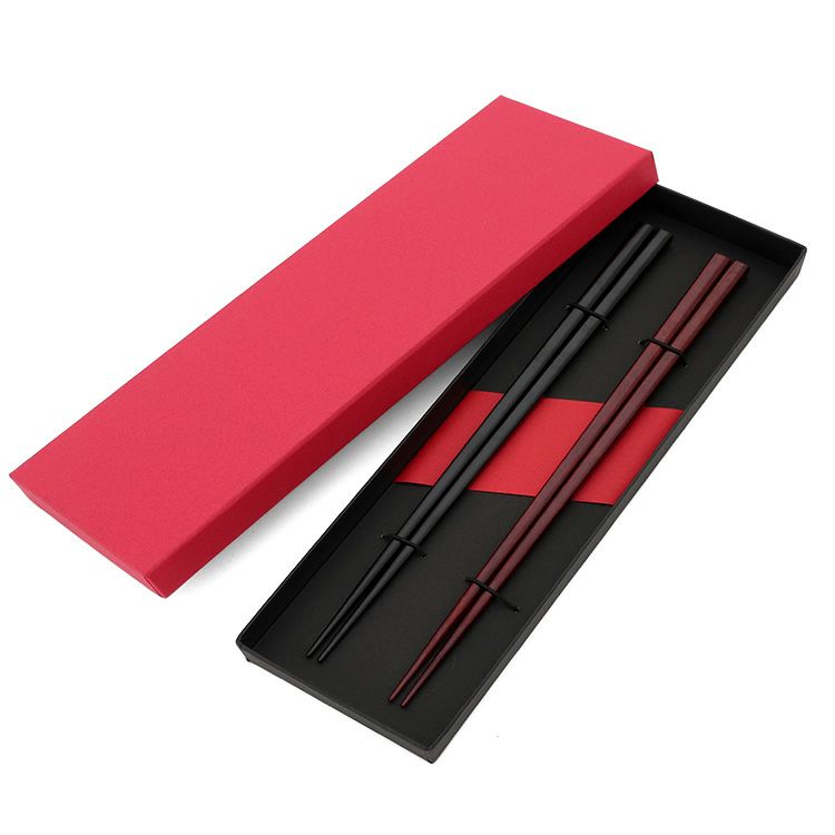 我戸幹男商店 紅桜/夜桜 箸二膳セット（化粧箱付き）