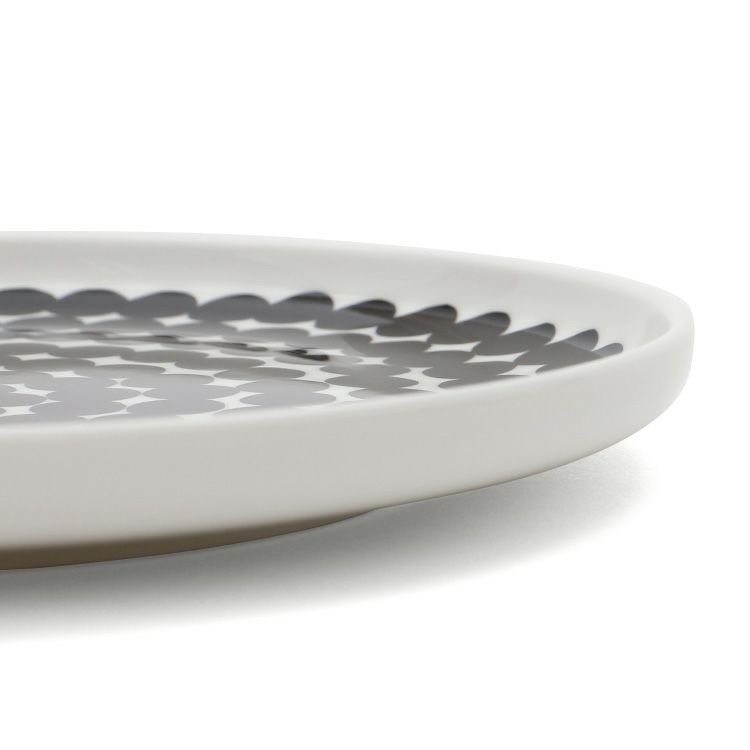 マリメッコ（marimekko） シイルトラプータルハ/SIIRTOLAPUUTARHA プレート 20cm ホワイト/ブラック