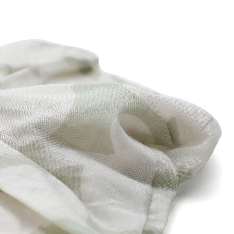 マリメッコ（marimekko） ウニッコ/Ruusunkukka Unikko シュシュ ライトグリーン/ホワイト