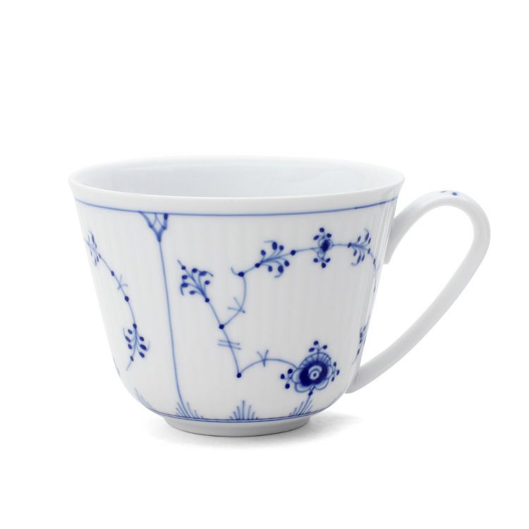 ロイヤルコペンハーゲン（Royal Copenhagen） ブルーフルーテッド プレイン/Blue Fluted Plain カップ＆ソーサー 240ml