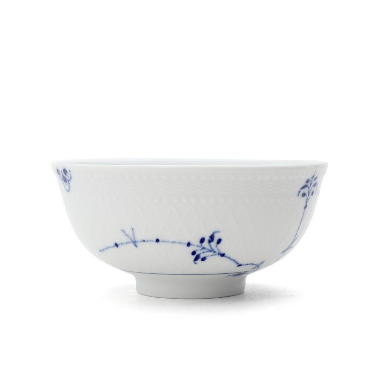 ロイヤルコペンハーゲン（Royal Copenhagen） ブルーパルメッテ/Blue Palmette ライスボウル ペア 11cm