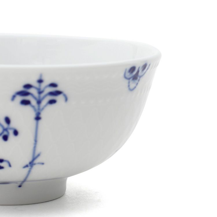 ロイヤルコペンハーゲン（Royal Copenhagen） ブルーパルメッテ/Blue Palmette ライスボウル ペア 11cm