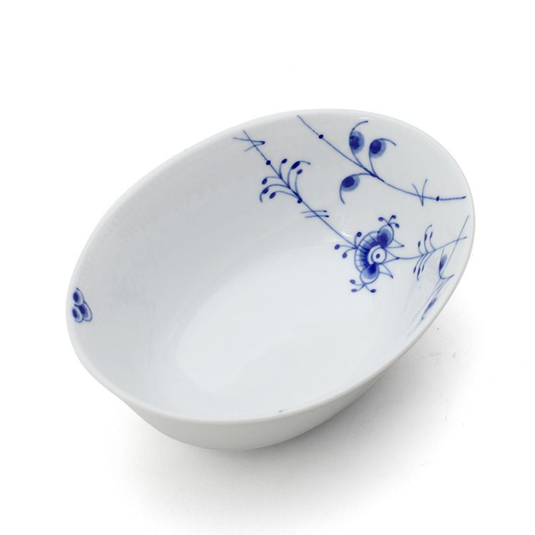 ロイヤルコペンハーゲン（Royal Copenhagen） ブルーパルメッテ/Blue Palmette オーバルボウル ペア 15cm