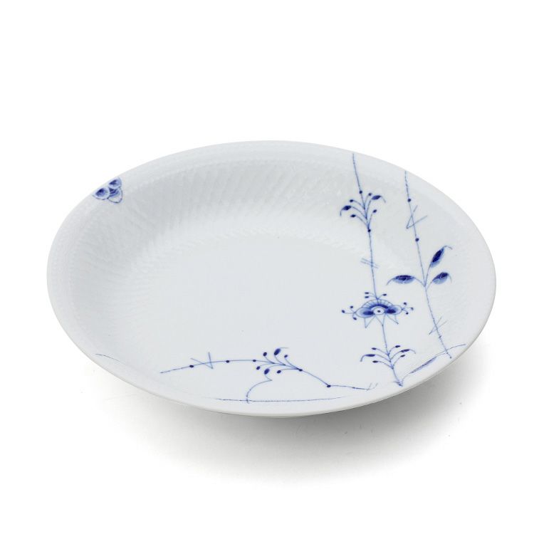 ロイヤルコペンハーゲン（Royal Copenhagen） ブルーパルメッテ/Blue Palmette ディーププレート 23cm