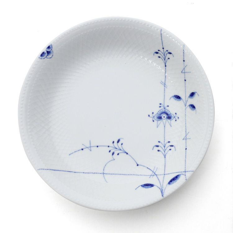 ロイヤルコペンハーゲン（Royal Copenhagen） ブルーパルメッテ/Blue Palmette ディーププレート 23cm