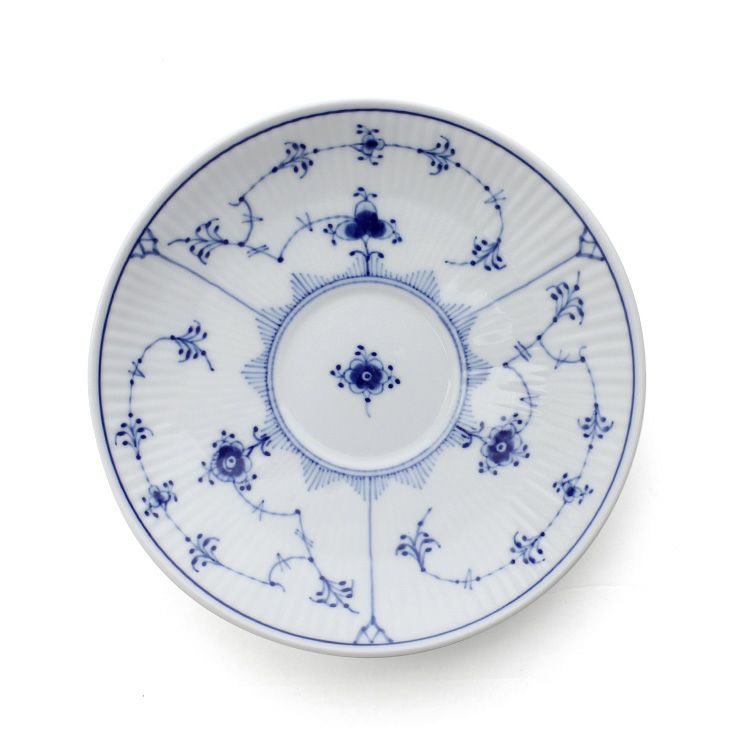 ロイヤルコペンハーゲン（Royal Copenhagen） ブルーフルーテッド プレイン/Blue Fluted Plain ティーカップ＆ソーサー 190ml