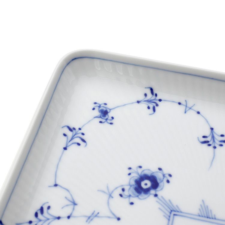 ロイヤルコペンハーゲン（Royal Copenhagen） ブルーフルーテッド プレイン/Blue Fluted Plain スクエアディッシュ 20ｃｍ
