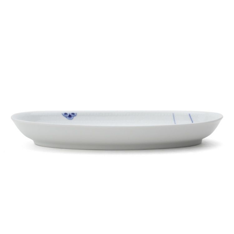 ロイヤルコペンハーゲン（Royal Copenhagen） ブルーパルメッテ/Blue Palmette オーバルディッシュ S 23cm