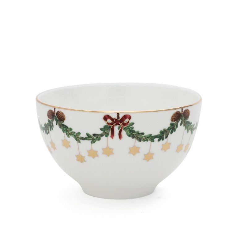 ロイヤルコペンハーゲン（Royal Copenhagen） スターフルーテッド クリスマス/Star Fluted Christmas ボウル 300ml ペア