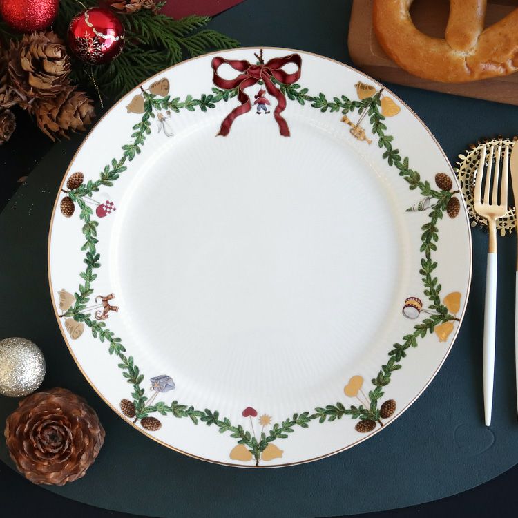 ロイヤルコペンハーゲン（Royal Copenhagen） スターフルーテッド クリスマス/Star Fluted Christmas プレート 27cm