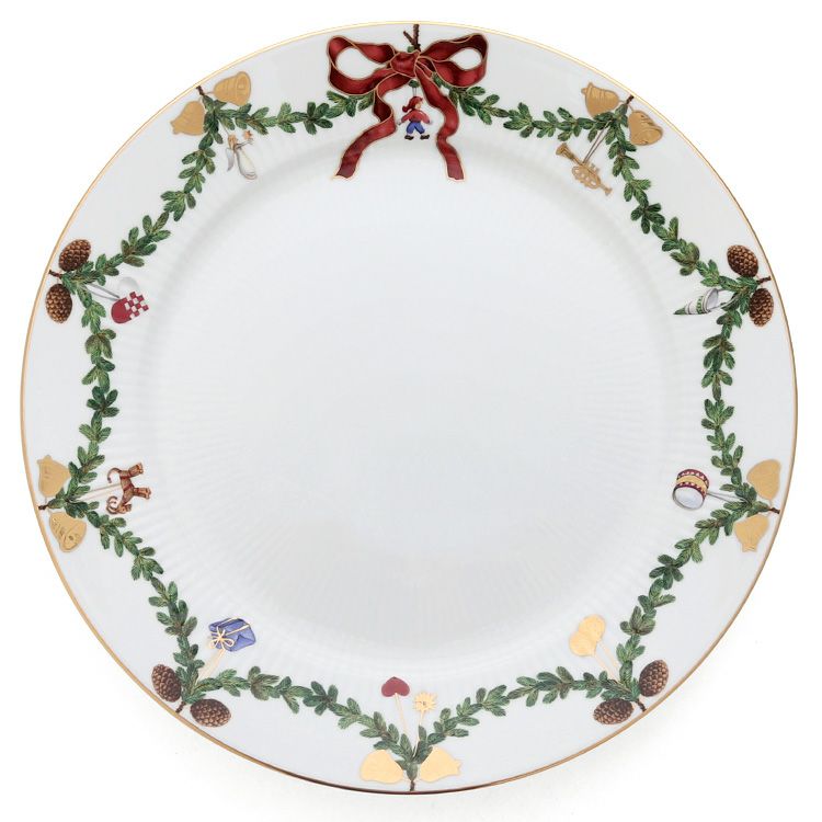 ロイヤルコペンハーゲン（Royal Copenhagen） スターフルーテッド クリスマス/Star Fluted Christmas プレート 27cm