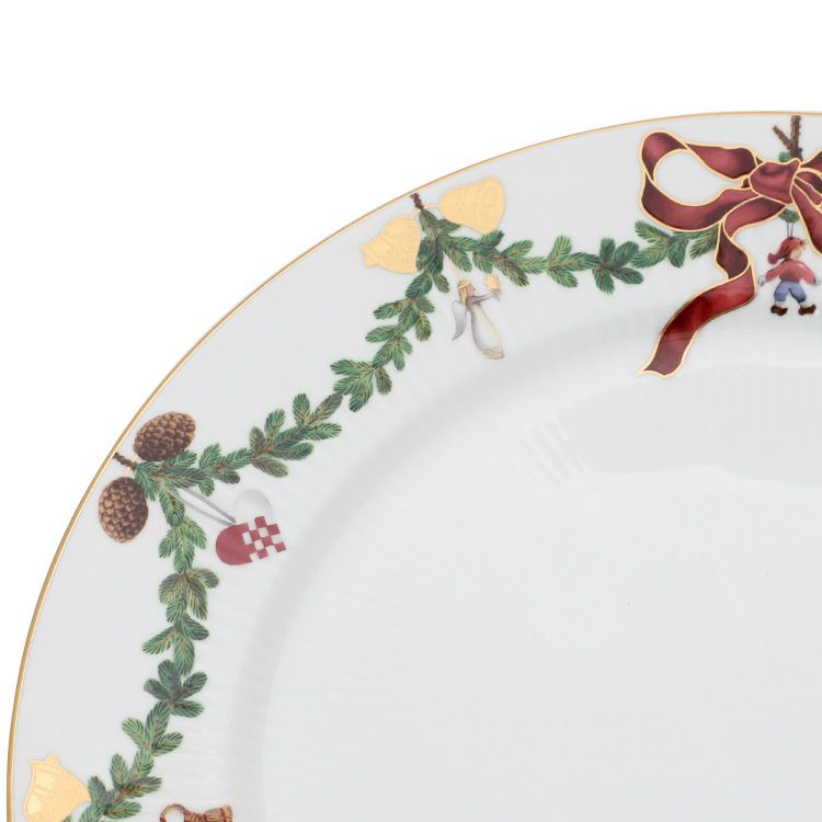 ロイヤルコペンハーゲン（Royal Copenhagen） スターフルーテッド クリスマス/Star Fluted Christmas プレート 27cm