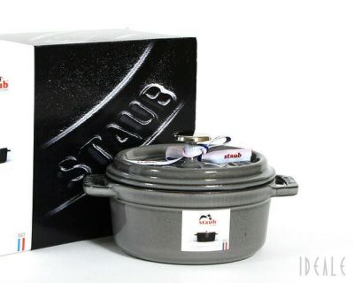 ストウブ（staub） ココット ラウンド 12cm グラファイトグレー