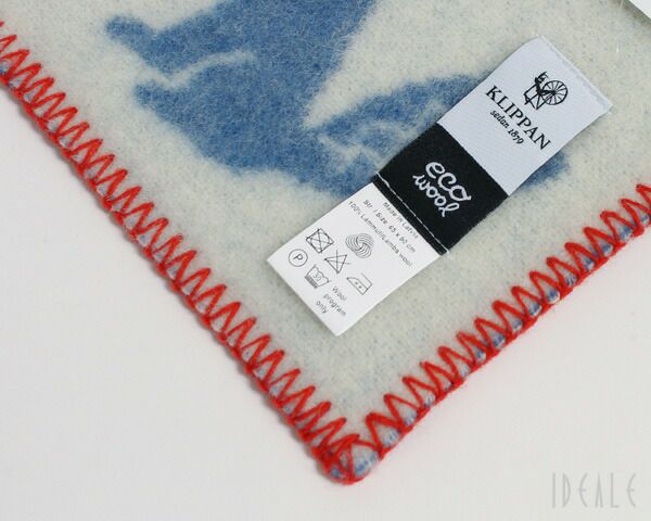 クリッパン（KLIPPAN） フォレスト/FOREST ウールミニブランケット ブルー
