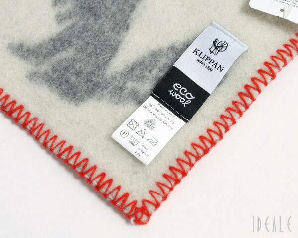 クリッパン（KLIPPAN） フォレスト/FOREST ウールミニブランケット グレー