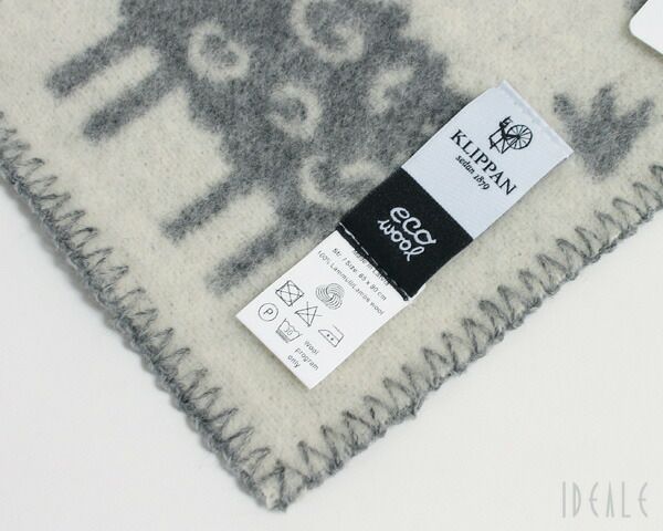 クリッパン（KLIPPAN） ロッタのヒツジ ウールブランケット グレー
