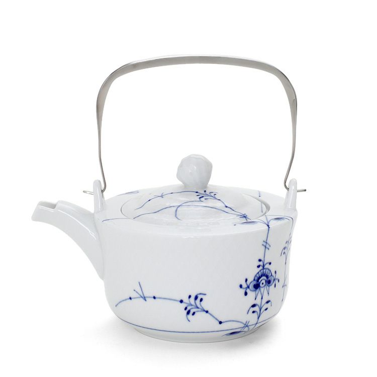 ロイヤルコペンハーゲン（Royal Copenhagen） ブルーパルメッテ/Blue Palmette 2500 138 ティーポット