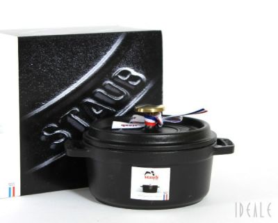 ストウブ（staub） ココット ラウンド 12cm ブラックつやナシ