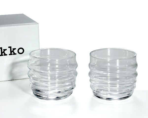 マリメッコ（marimekko） スカットマッカラッラ/SUKAT MAKKARALLA タンブラー ペア クリア