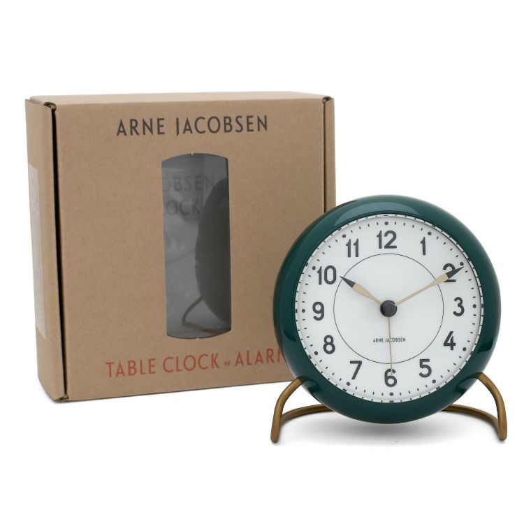 アルネ ヤコブセン（ARNE JACOBSEN） ステーション/STATION テーブルクロック