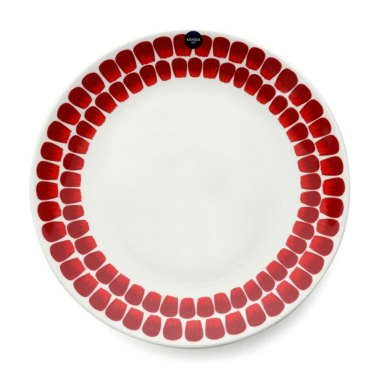 アラビア（ARABIA） トゥオキオ/24h Tuokio プレート 26cm レッド