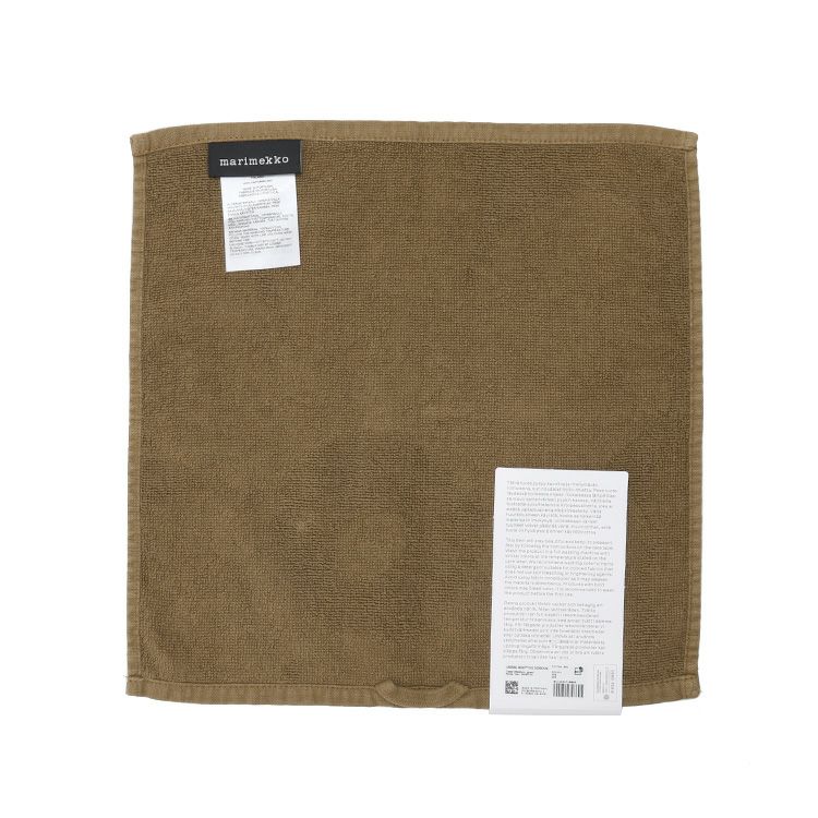 マリメッコ（marimekko） ウニッコ/UNIKKO ミニタオル 30×30cm ダークサンド