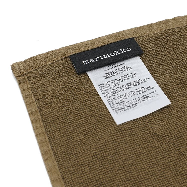 マリメッコ（marimekko） ウニッコ/UNIKKO ミニタオル 30×30cm ダークサンド