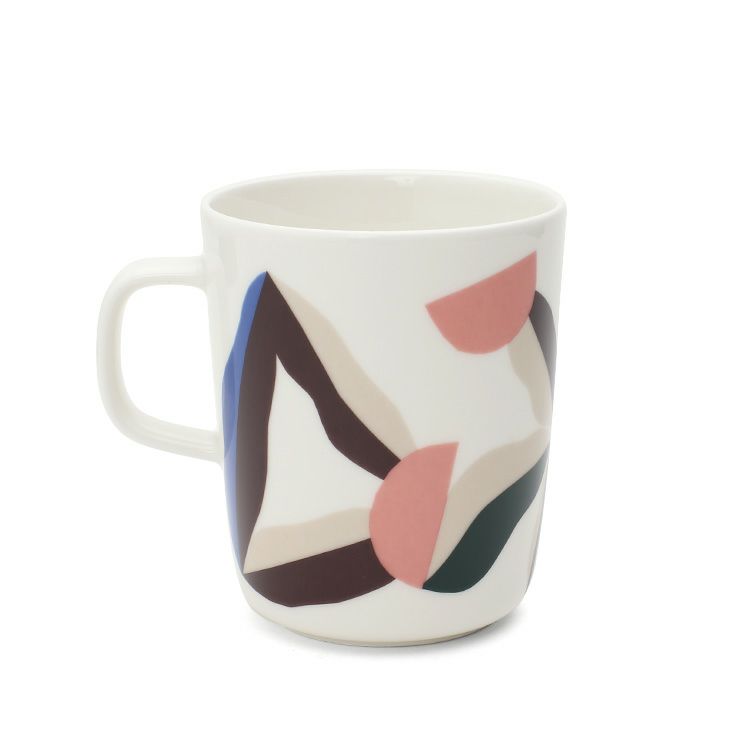 マリメッコ（marimekko） ベリー/BERRY マグカップ 250ml ホワイト/ダークワイン