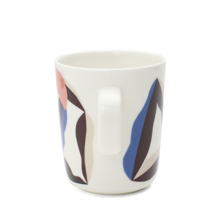 マリメッコ（marimekko） ベリー/BERRY マグカップ 250ml ホワイト/ダークワイン