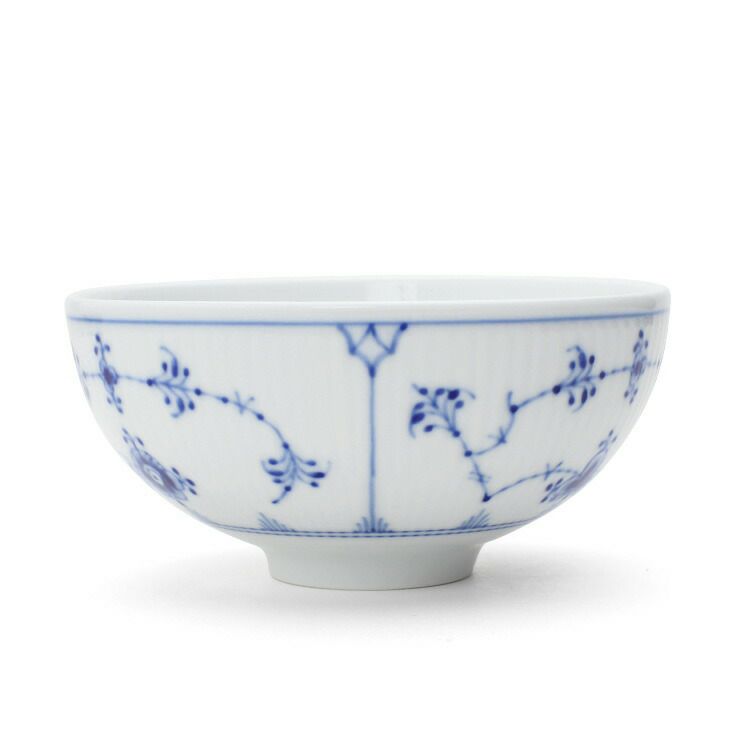 ロイヤルコペンハーゲン（Royal Copenhagen） ブルーフルーテッド プレイン/Blue Fluted Plain ライスボウル ペア