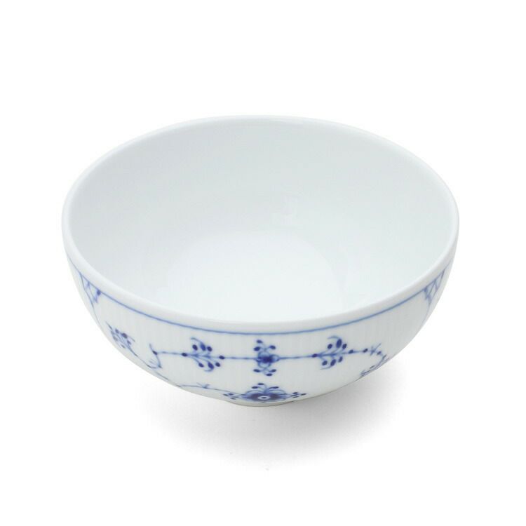 ロイヤルコペンハーゲン（Royal Copenhagen） ブルーフルーテッド プレイン/Blue Fluted Plain ライスボウル ペア