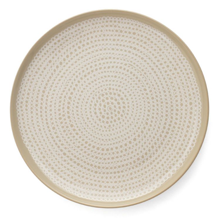 マリメッコ（marimekko） ラシィマット/RASYMATTO プレート 25cm ホワイト/テラ