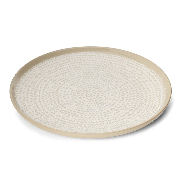 マリメッコ（marimekko） ラシィマット/RASYMATTO プレート 25cm ホワイト/テラ