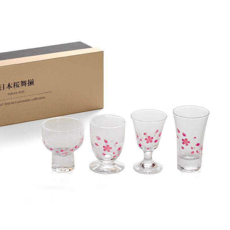 丸モ高木陶器 冷感桜 酒器 グラスセット