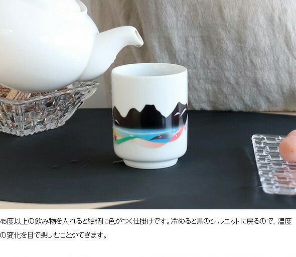 丸モ高木陶器 温感湯呑み