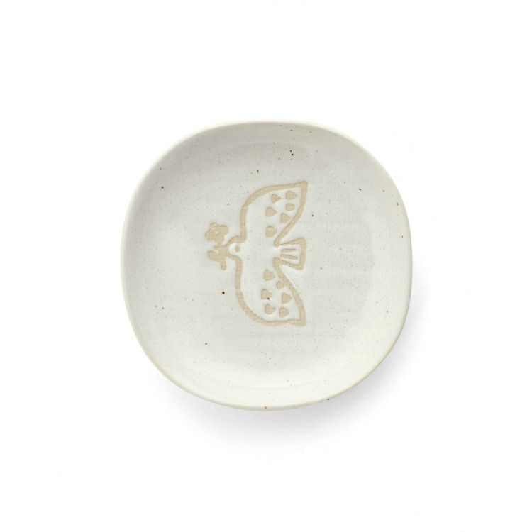 カネサン1893（KANESAN1893） トリトハ ナデ角小皿