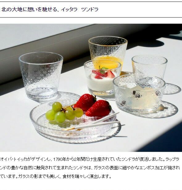 イッタラ（iittala） ツンドラ/Tundra プレート 15.4cm クリア