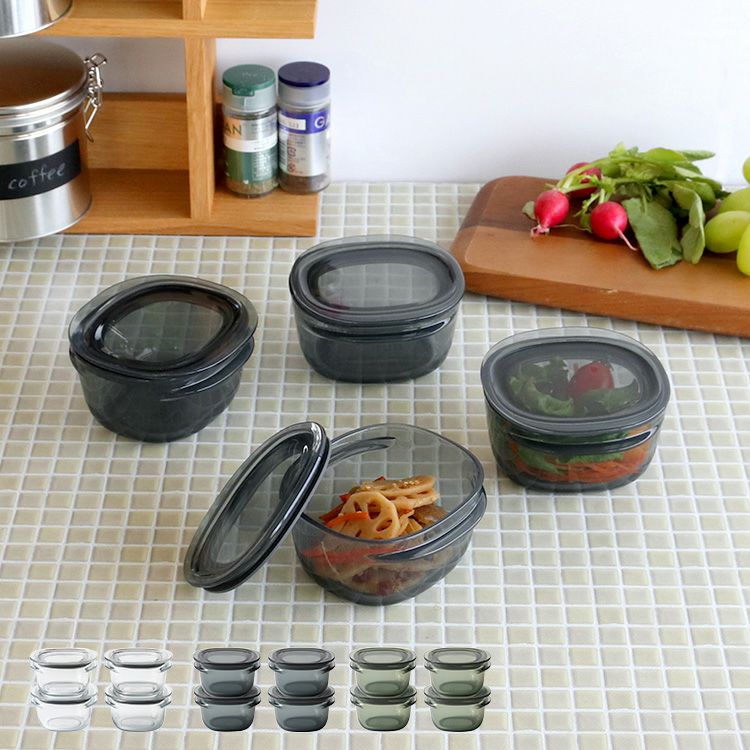 ライクイット（like-it） /調理ができる保存容器 S（4個組）