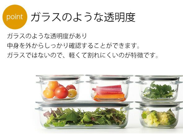 ライクイット（like-it） /調理ができる保存容器 S（4個組）