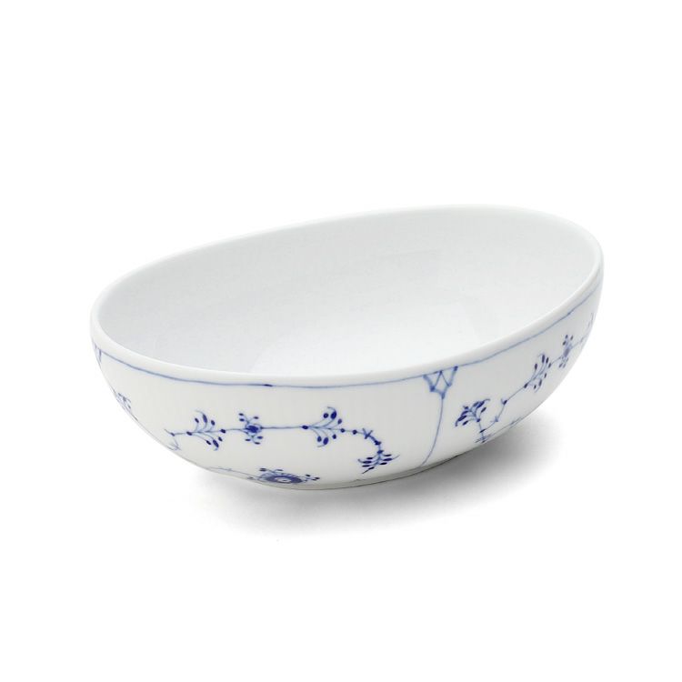 ロイヤルコペンハーゲン（Royal Copenhagen） ブルーフルーテッド プレイン/Blue Fluted Plain オーバルボウル
