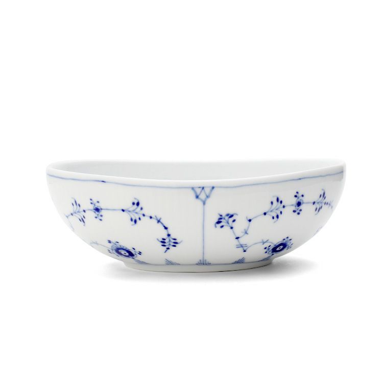 ロイヤルコペンハーゲン（Royal Copenhagen） ブルーフルーテッド プレイン/Blue Fluted Plain オーバルボウル