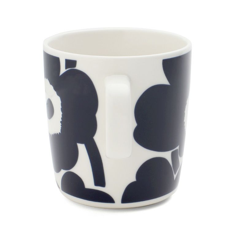 マリメッコ（marimekko） ウニッコ/UNIKKO マグカップ 400ml ダークブルー/ホワイト