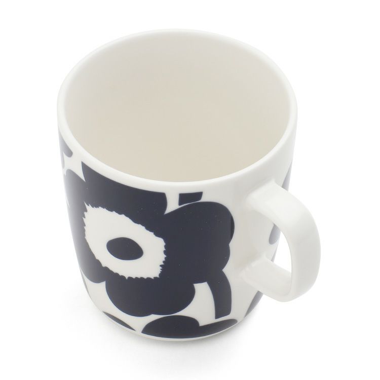 マリメッコ（marimekko） ウニッコ/UNIKKO マグカップ 400ml ダークブルー/ホワイト