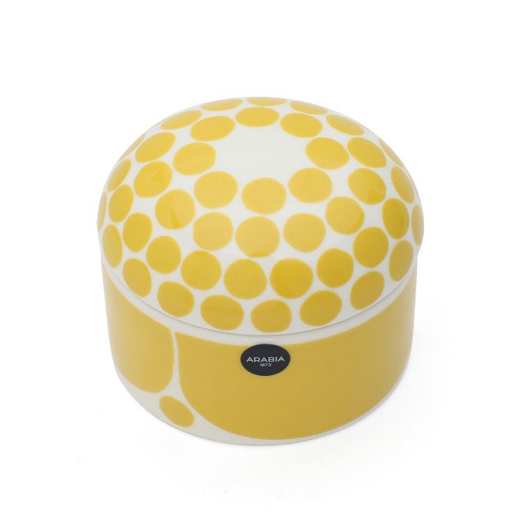 アラビア（ARABIA） スンヌンタイ/Sunnuntai 蓋付きジャー 250ｍｌ イエロー