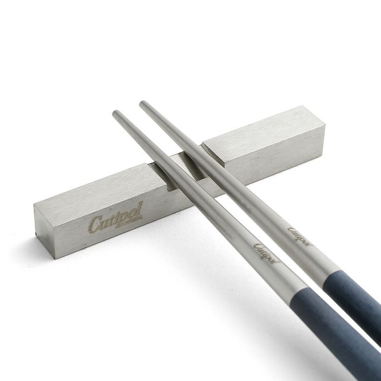 クチポール（Cutipol） クーベ/KUBE 箸 + 箸置きセット ブルー