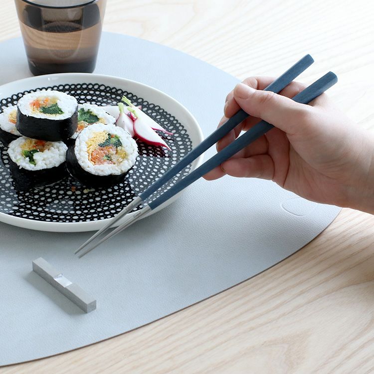 クチポール（Cutipol） クーベ/KUBE 箸 + 箸置きセット ブルー