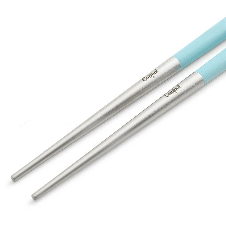 クチポール（Cutipol） クーベ/KUBE 箸 + 箸置きセット ターコイズ