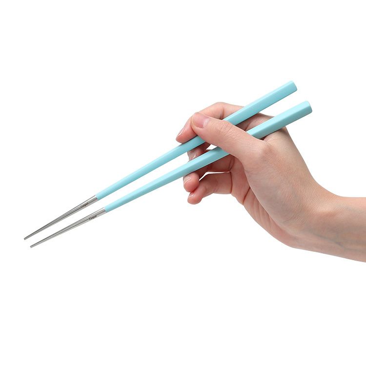 クチポール（Cutipol） クーベ/KUBE 箸 + 箸置きセット ターコイズ