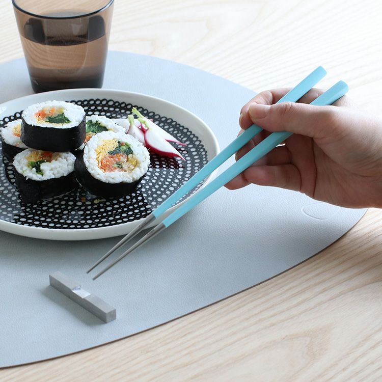 クチポール（Cutipol） クーベ/KUBE 箸 + 箸置きセット ターコイズ