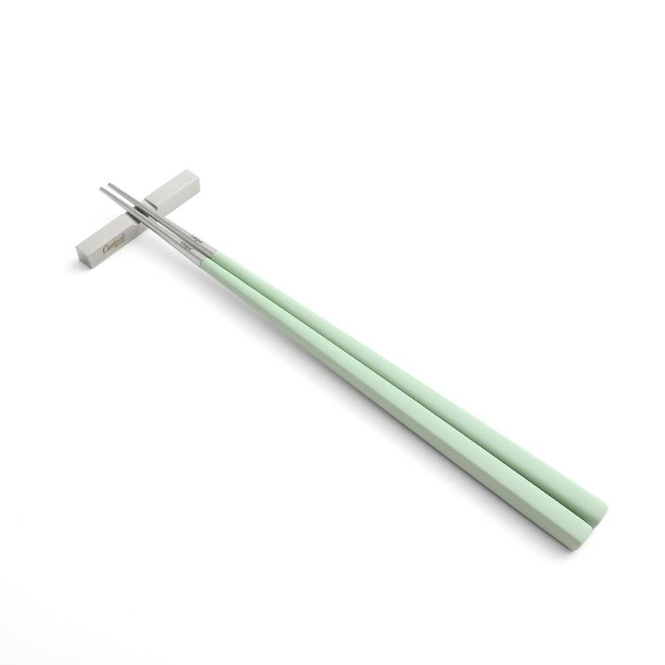 クチポール（Cutipol） クーベ/KUBE 箸 + 箸置きセット セラドン